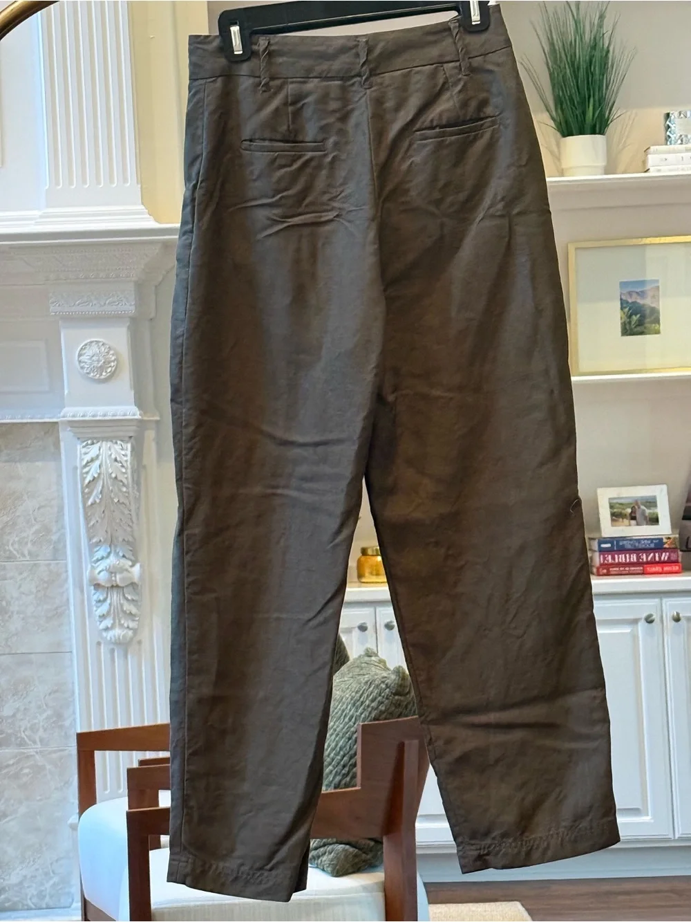 Wilfred by Aritzia High-Rise Linen Blend Pants | Size 6